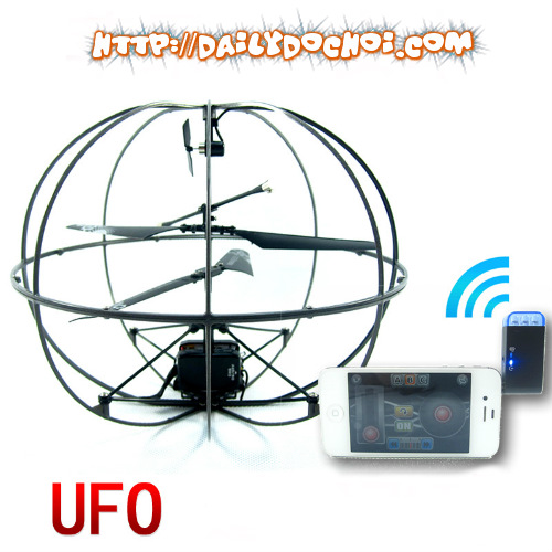 K5 Máy bay hình cầu UFO Heli điều khiển Android/iPhone sóng IR