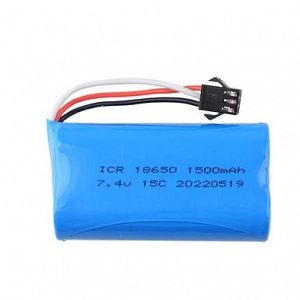  POT89 pin sạc 18650 7.4V 1500mah chân SM3P  