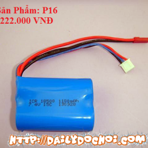 Pin 1100mAH x 7.4 V