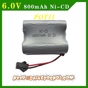 POT10A PIN SẠC 6V DUNG LƯỢNG 800MAH