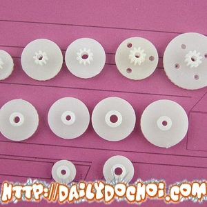 BBR16 bộ bánh răng nhựa 11 loại