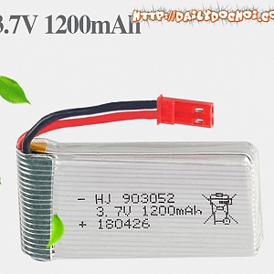  P32 PIN 3.7V 1200MAH CHÂN ĐỎ JST CHO MÁY BAY ...