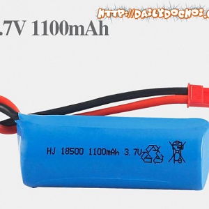  P47 PIN 3.7V 1100MAH CHÂN CÀNG CUA ĐEN HÌNH TRỤ