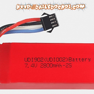 P51 PIN 7.4 2800MAH CHÂN KET4SM TÀU ...