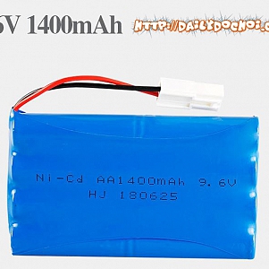 POT8A PIN 9.6V 1400MAH KET 2P CHO ...