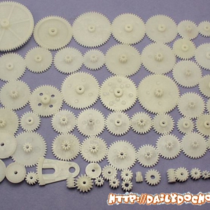 BBR1 BỘ BÁNH RĂNG NHỰA 62 LOẠI
