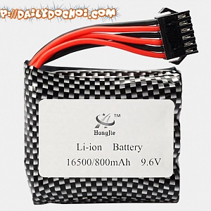 POT10 PIN 9.6V 800MAH CHÂN SM-6P