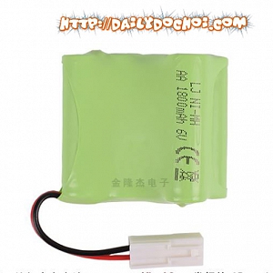  POT5E PIN Ô TÔ 6V 1800MAH DỒN 1 GÓC 