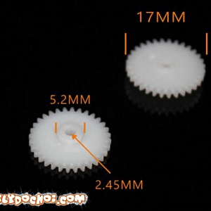 BR322.5A BÁNH RĂNG 32 RĂNG TRỤC 2.5MM