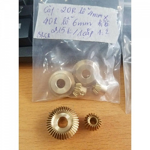 BRC9A Cặp bánh răng côn đồng 20 ...