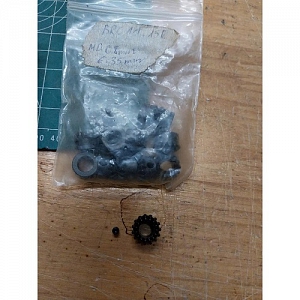 BRC4C.635 Bánh răng côn kim loại 15 răng lỗ 6.35mm ...
